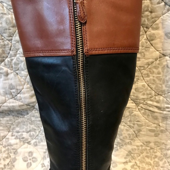 COACH Elm Riding Winter Fall Leather Winter boots - Picture 4 of 7